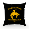 Yellowstone Bucking Horse Pillow with Cover - 3 sizes available - Yellowstone Style