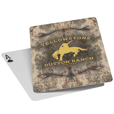 Yellowstone Bucking Horse Vintage Playing Cards - Yellowstone Style