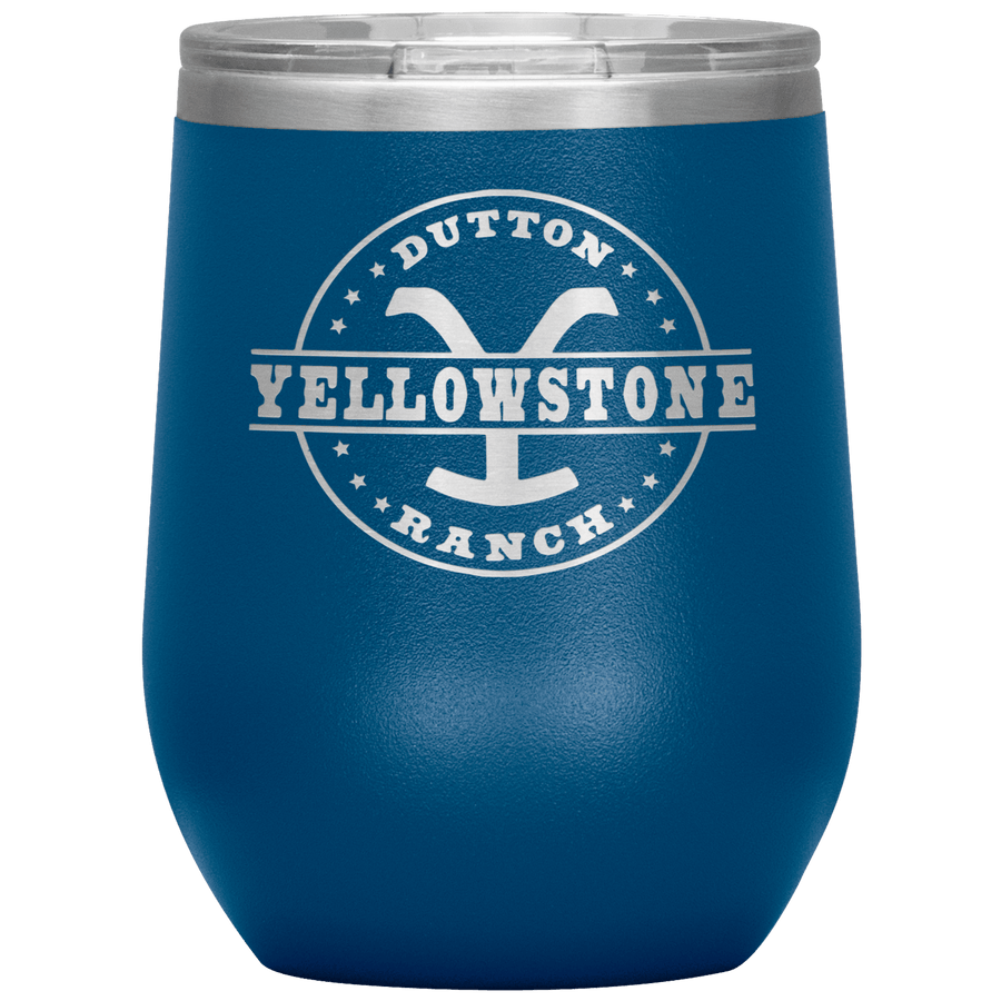 Yellowstone Circle Y 12 oz Wine Tumbler - 13 colors available