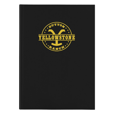 Yellowstone Circle Y Black Hardcover Journal - Yellowstone Style
