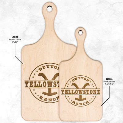 Yellowstone Circle Y Hardwood Cutting Board - choose size - Yellowstone Style