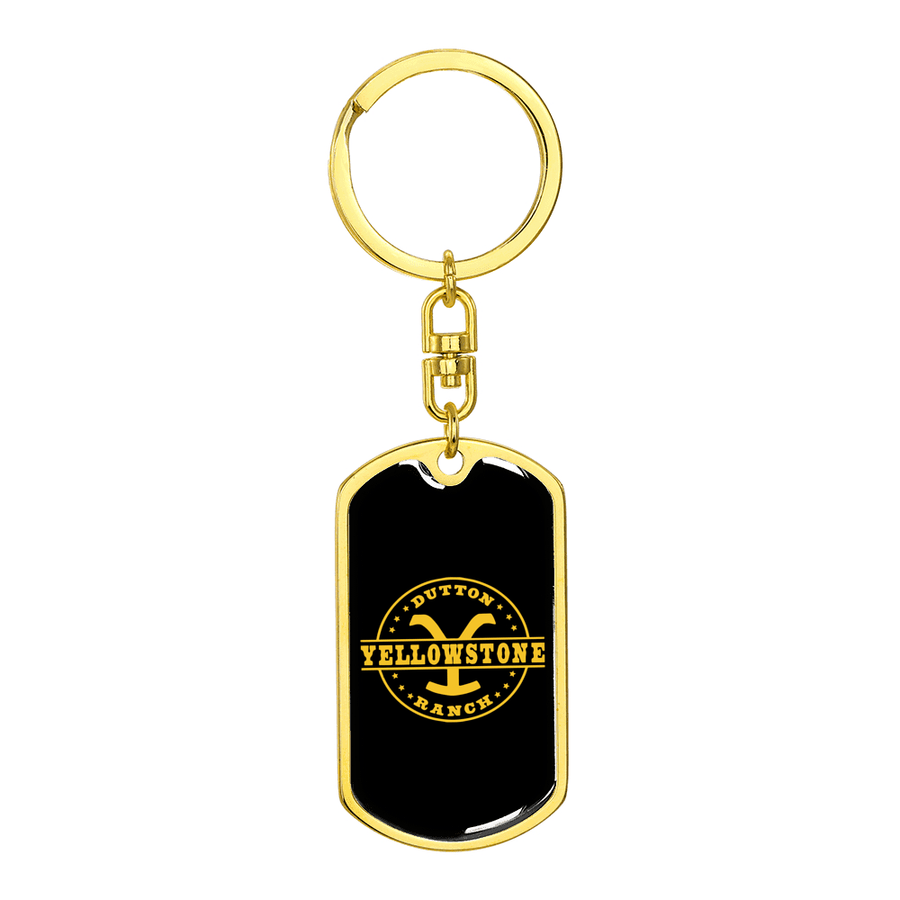 Yellowstone Circle Y Keychain Black - 2 styles available