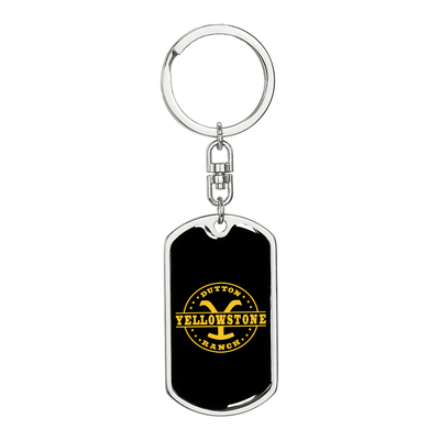 Yellowstone Circle Y Keychain Black - 2 styles available - Yellowstone Style