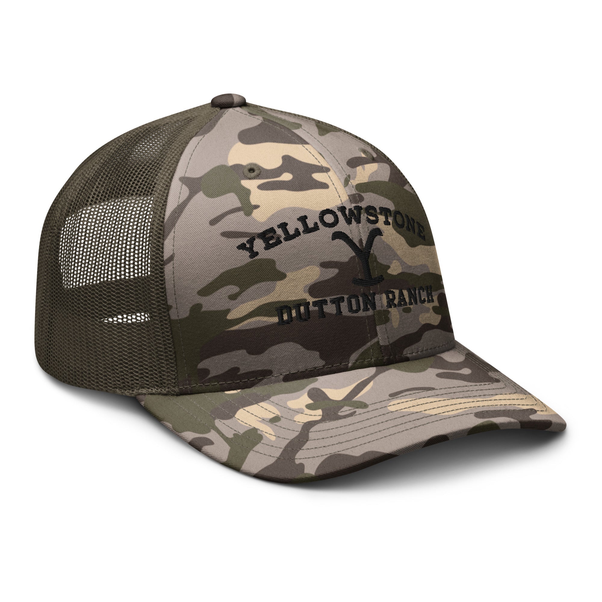 Yellowstone Dutton Ranch Camouflage Cap - choose color