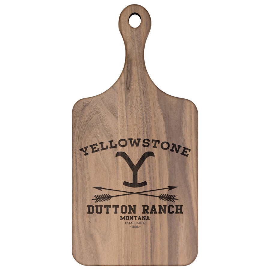 Yellowstone Dutton Ranch Cutting Board w/Handle - choose size
