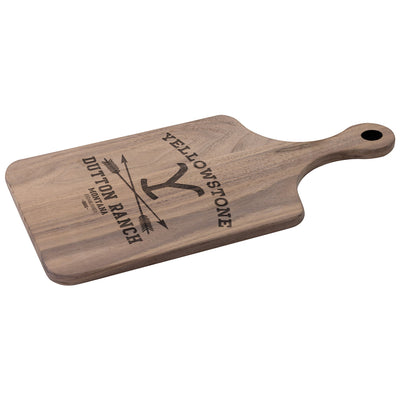 Yellowstone Dutton Ranch Cutting Board w/Handle - choose size - Yellowstone Style