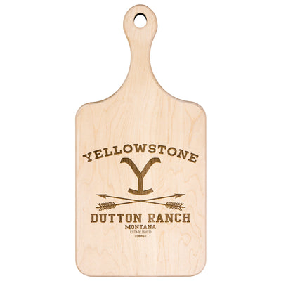 Yellowstone Dutton Ranch Cutting Board w/Handle - choose size - Yellowstone Style