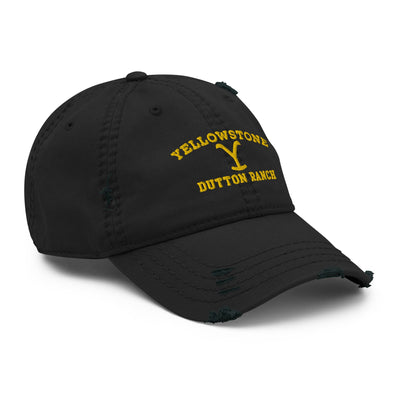 Yellowstone Dutton Ranch Distressed Dad Hat - Yellowstone Style