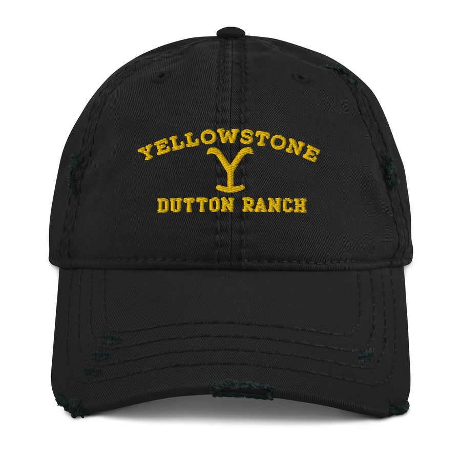 Yellowstone Dutton Ranch Distressed Dad Hat