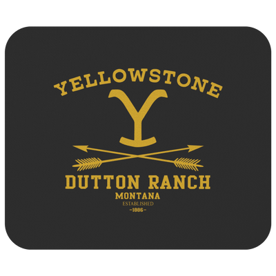 Yellowstone Dutton Ranch Mousepad - 4 colors available - Yellowstone Style