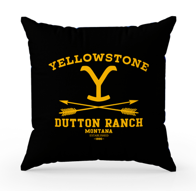 Yellowstone Dutton Ranch Pillow with Cover - 3 sizes available - Yellowstone Style