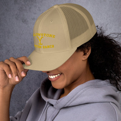 Yellowstone Dutton Ranch Retro Trucker Cap- choose color - Yellowstone Style