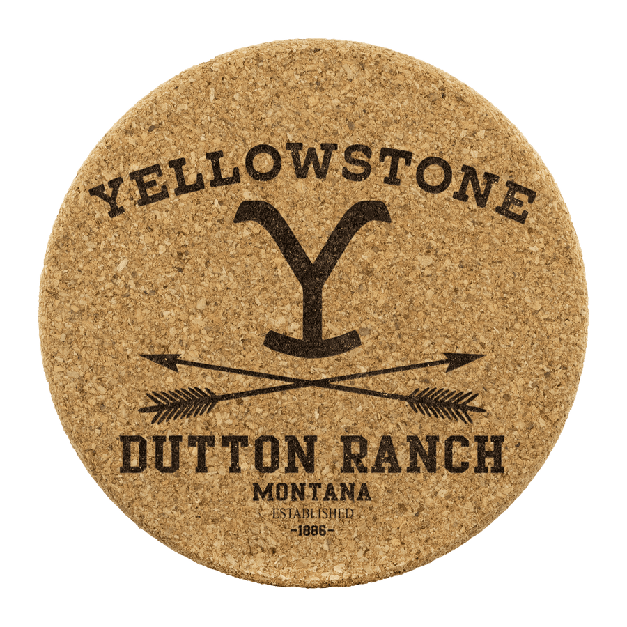 Yellowstone Dutton Ranch Round Coasters