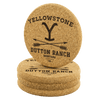 Yellowstone Dutton Ranch Round Coasters - Yellowstone Style