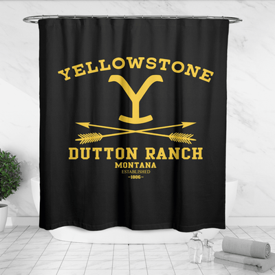 Yellowstone Dutton Ranch Shower Curtain - Yellowstone Style