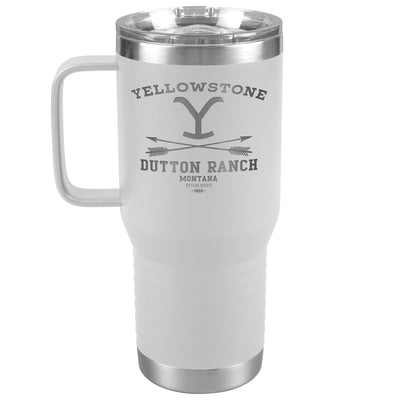 Yellowstone Dutton Ranch Tumbler w/Handle - Yellowstone Style