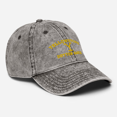 Yellowstone Dutton Ranch Vintage Cotton Twill Cap - choose color - Yellowstone Style