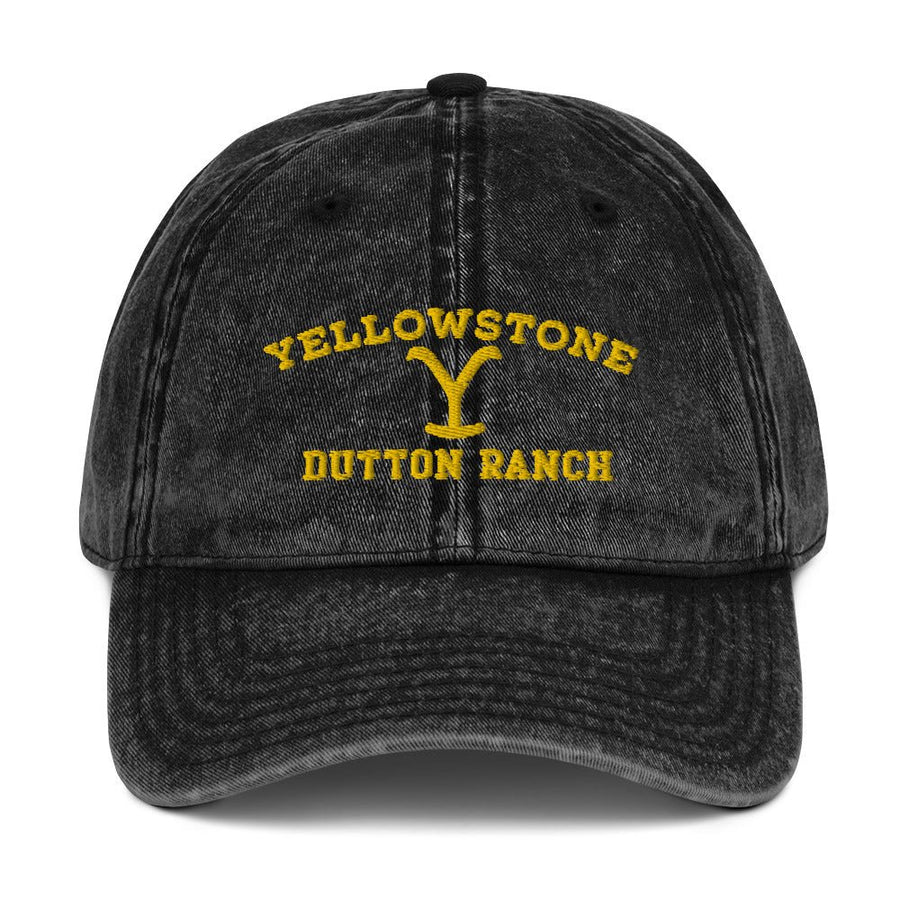 Yellowstone Dutton Ranch Vintage Cotton Twill Cap - choose color