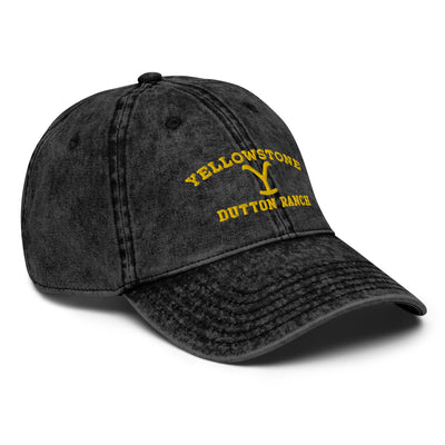 Yellowstone Dutton Ranch Vintage Cotton Twill Cap - choose color - Yellowstone Style