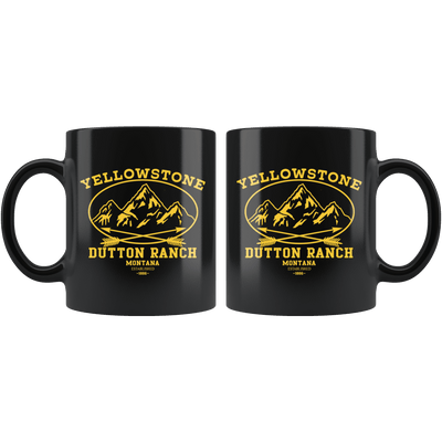Yellowstone Mountains 11 oz Mug - Yellowstone Style