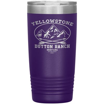 Yellowstone Mountains 20 oz Tumbler - 13 colors available - Yellowstone Style