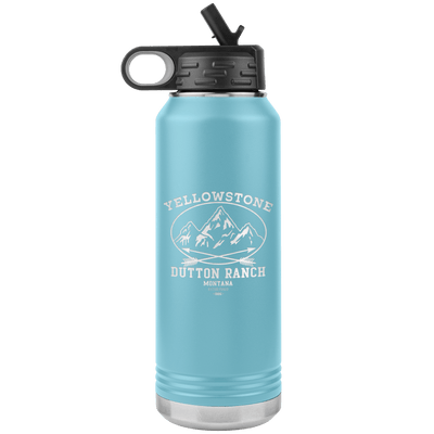 Yellowstone Mountains 32 oz Water Bottle Tumbler - 13 colors available - Yellowstone Style