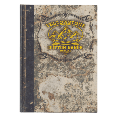 Yellowstone Mountains Aged Hardcover Journal 1 - Yellowstone Style