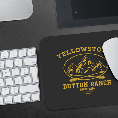 Yellowstone Mountains Mousepad - 4 colors available - Yellowstone Style