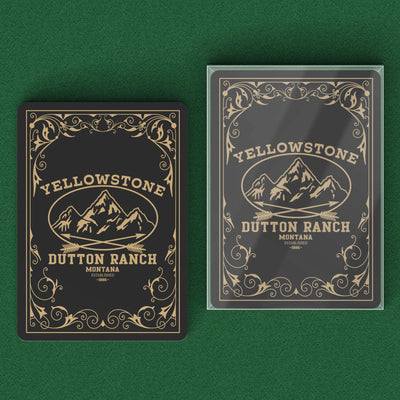 Yellowstone Mountains Playing Cards - Yellowstone Style