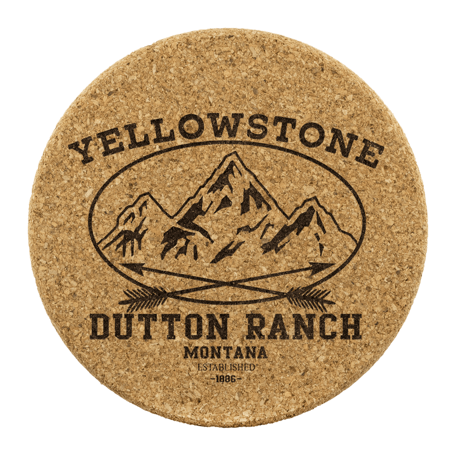 Yellowstone Mountains Round Coasters