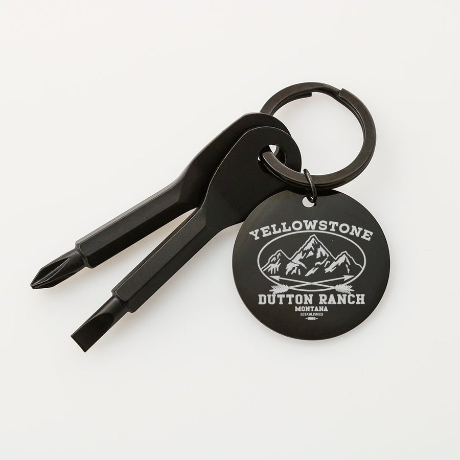 Yellowstone Mountains Screwdriver Keychain - 2 styles available