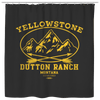 Yellowstone Mountains Shower Curtain - Yellowstone Style
