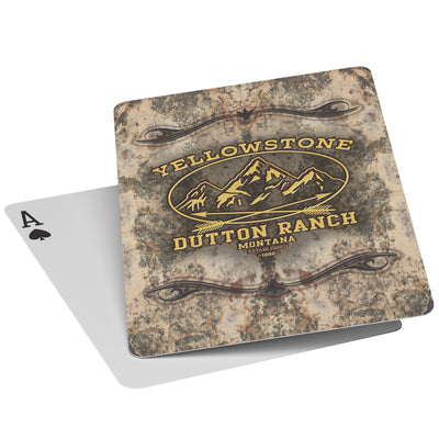Yellowstone Mountains Vintage Playing Cards - Yellowstone Style