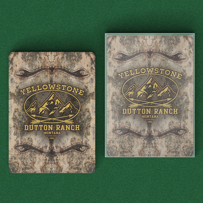 Yellowstone Mountains Vintage Playing Cards - Yellowstone Style