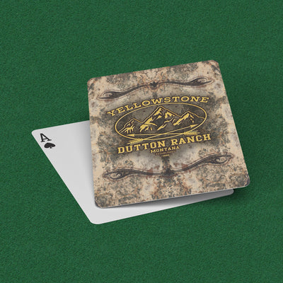 Yellowstone Mountains Vintage Playing Cards - Yellowstone Style