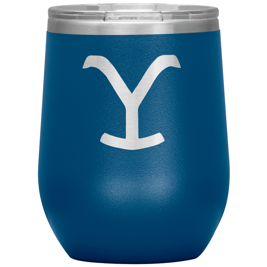 Yellowstone Y 12 oz Wine Tumbler - 13 colors available