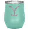 Yellowstone Y 12 oz Wine Tumbler - 13 colors available - Yellowstone Style
