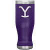 Yellowstone Y 20 oz Pilsner Tumbler - 13 colors available - Yellowstone Style