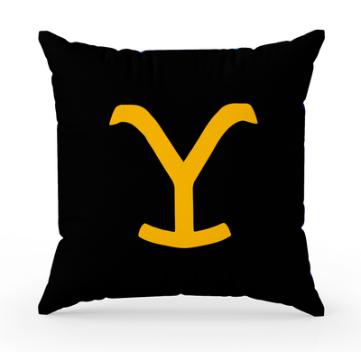 Yellowstone Y Pillow with Cover - 3 sizes available - Yellowstone Style